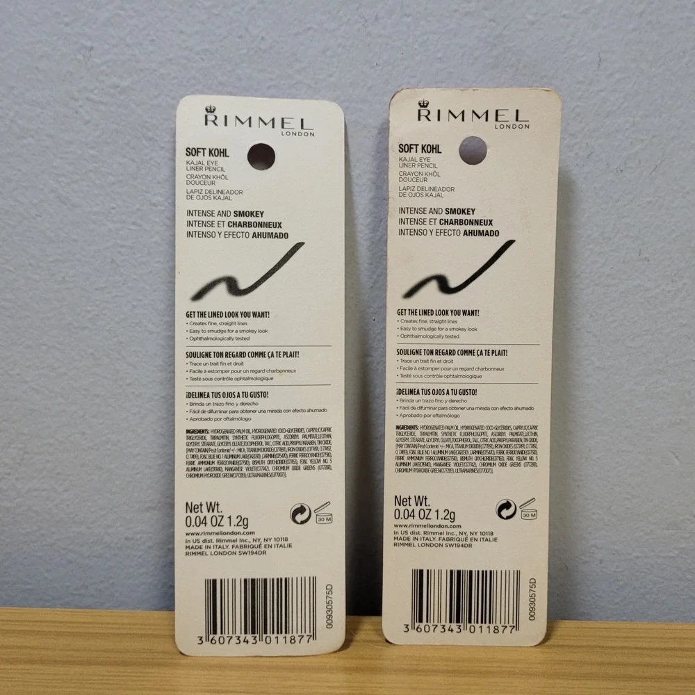 RIMMEL LONDON Soft Kohl Kajal Eye Liner Pencil Pure White Boxed